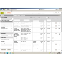 Claas WebTIC Offline 2022 - Instrukcje napraw -  Schematy - Katalogi Serwisowe